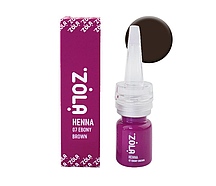 Хна для брова ZOLA Henna 07 Ebony Brown, 10 г