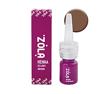 Хна для брів ZOLA Henna 02 Light Brown, 5 м