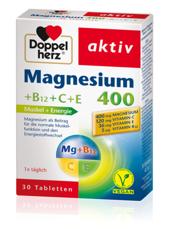 Комплекс Doppelherz Magnesium B12 + C + E для підвищення енергії ...