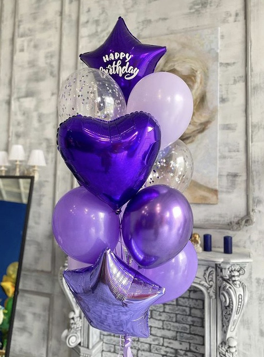Воздушные шарики "Фиолетовые"