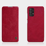 Захисний чохол-книжка Nillkin для Samsung Galaxy A32 4G (Qin leather case) Red Червоний, фото 7