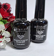 Глянсовий Топ для гель-лаку Diamond top coat Starlet Professional Об'єм 15 мл