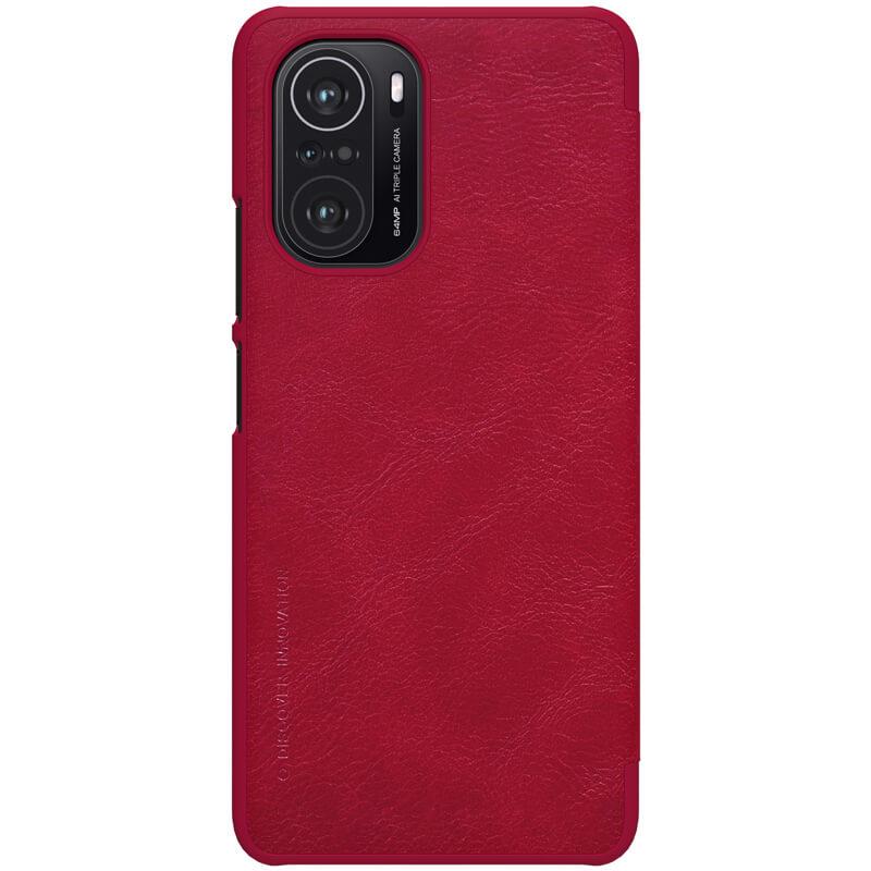 Захисний чохол-книжка Nillkin для Xiaomi Redmi K40/K40 Pro/K40 Pro+/ Poco F3 (Qin leather case) Red Червоний