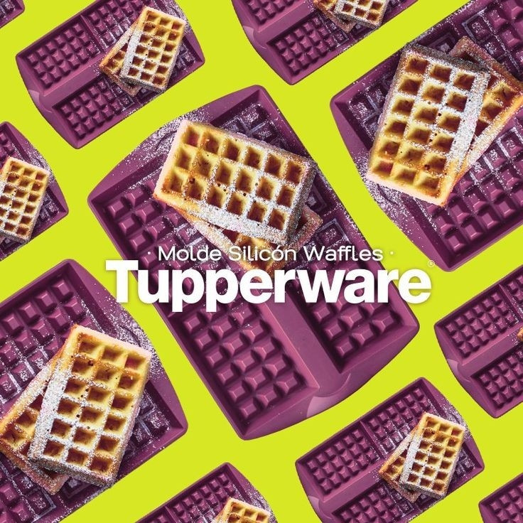 Силіконова форма для вафель Tupperware 1 шт.