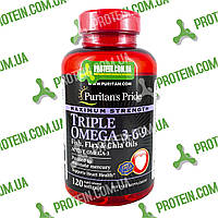 Жирные Кислоты USA ORIGINAL!!! Puritans Pride Triple Omega 3-6-9 120 капс