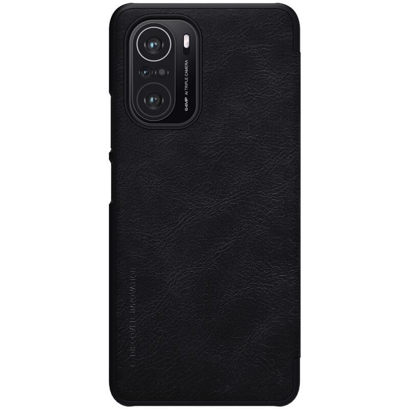 Захисний чохол-книжка Nillkin для Xiaomi Redmi K40/K40 Pro/K40 Pro+/ Poco F3 (Qin leather case) Black Чорний