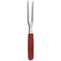 Швейцарская вилка кухонная 15 см. с красной ручкой 220743
