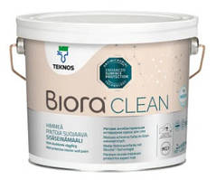 Фарба зі сріблом Biora Clean Teknos антимікробна 0,9 л