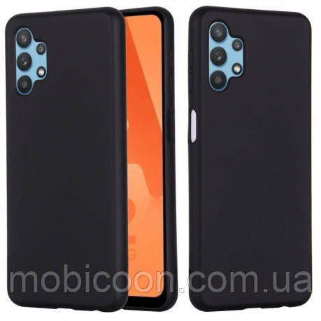 Чохол Silicone Case Full для Samsung A32 Black, фото 1
