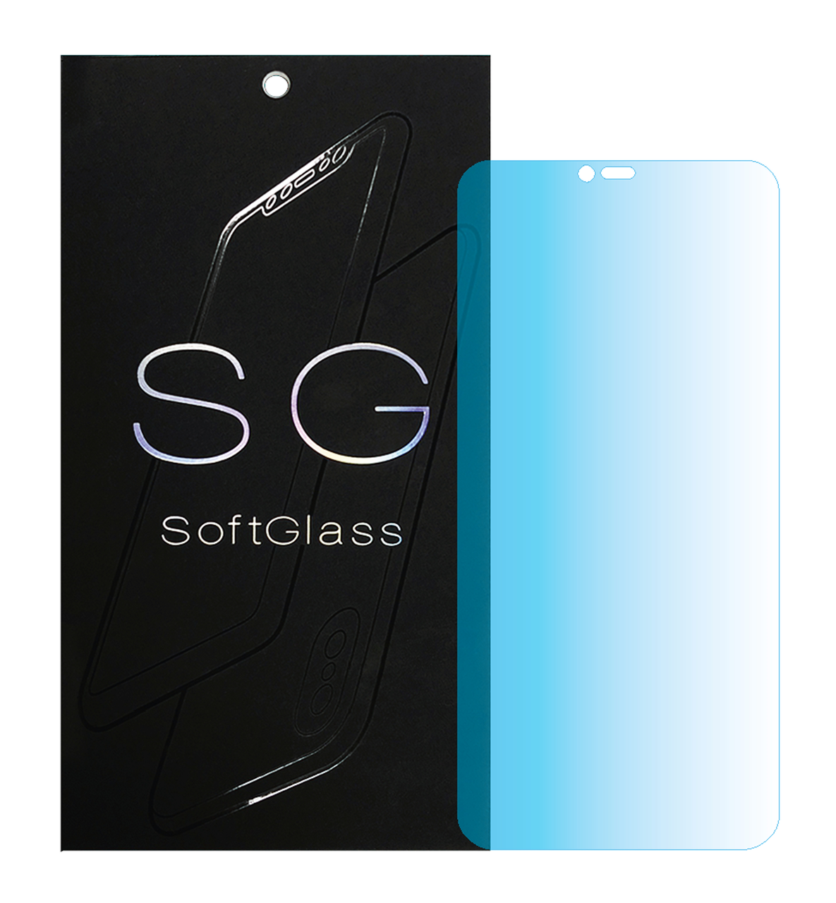 Бронеплівка для Huawei Mate 20 pro на екран зносостійка поліуретанова SoftGlass, фото 1