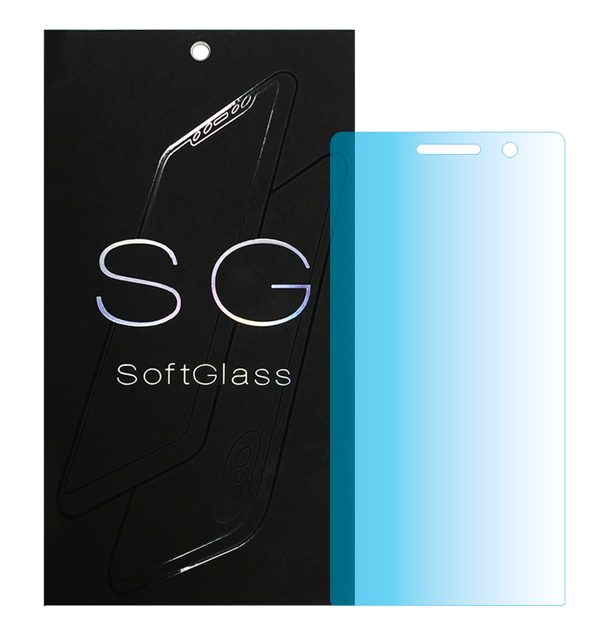 Бронеплівка для Huawei p6 c00 на екран зносостійка поліуретанова SoftGlass, фото 1