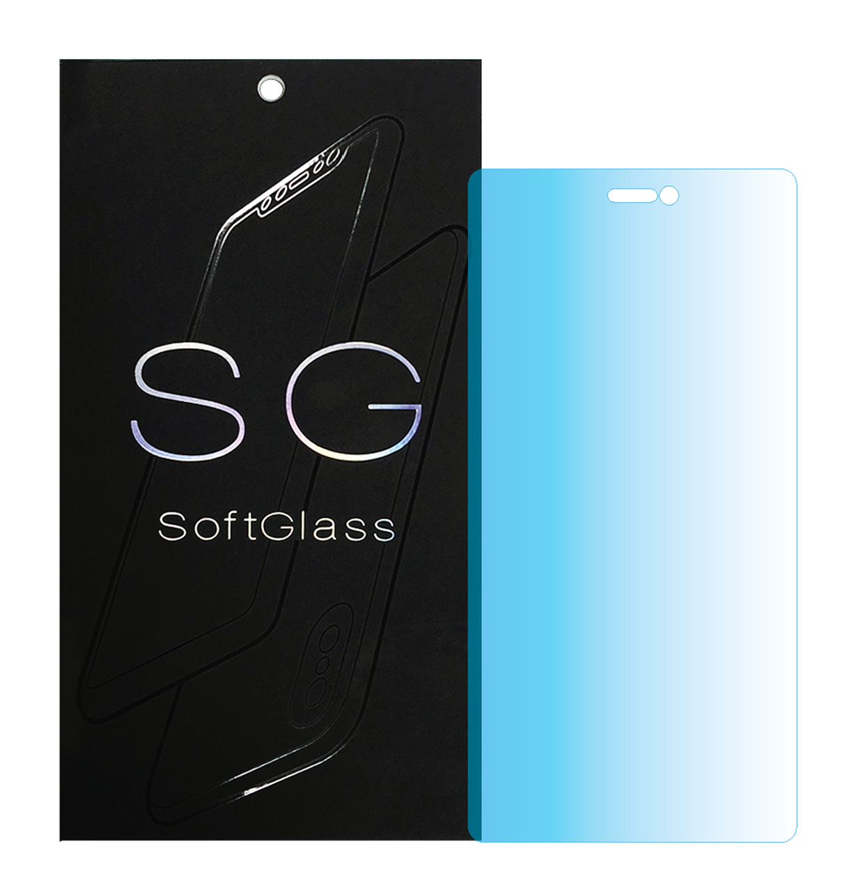 Бронеплівка для Huawei P8 на екран зносостійка поліуретанова SoftGlass, фото 1