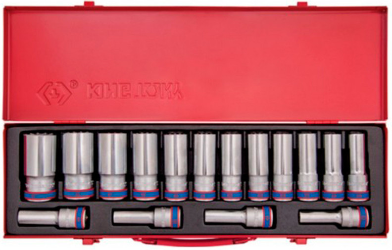 Набір головок KING TONY 1/2" 16 предметів, 10-32 мм (4316MR), фото 1