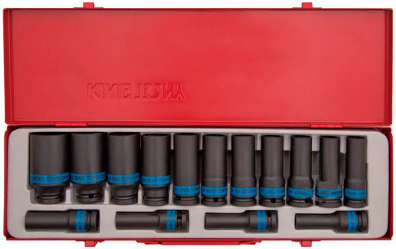 Набір головок ударних KING TONY 1/2" 15 шт, (4815MP05), фото 1