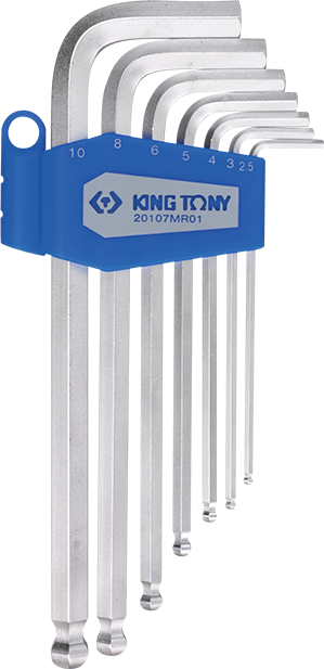 Набір шестигранників KING TONY 7 одиниць, (20107MR01), фото 1