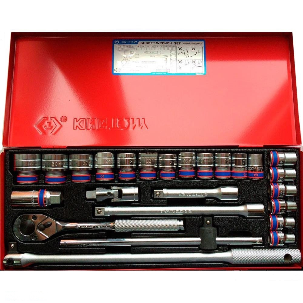 Набір головок King Tony 4226MR01 25 шт, фото 1