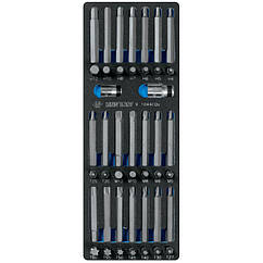 Набір вставок (біт) KING TONY 10 мм, EVA ложемент (9-1044CQV) - 44 штуки