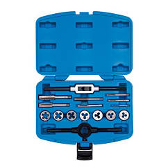 Набір мітчиків та плашок KING TONY 16 предметів, метричних, М3-М12 (12916MQ1)