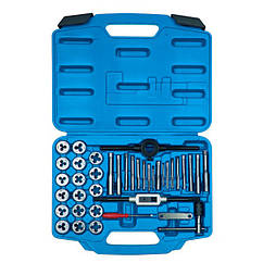 Набір мітчиків та плашок KING TONY 39 предметів, метричних, М3-М12 (12939MQ1)