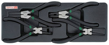 Набір знімачів стопорних кілець TOPTUL GBAT0401 4 од. (в ложементі)