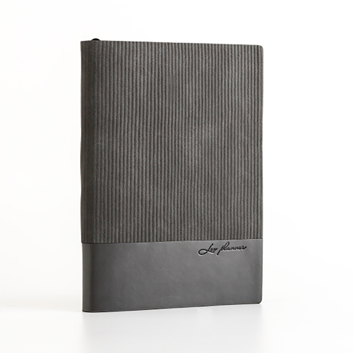 Щоденник А6 недат Leo Planner "Velvet", м'який, 352стр., сірий, фото 1
