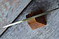 Ніж мисливський Сапсан, в комплекті з якісними чохлом з натуральної шкіри, з якими його зручно носити, фото 5