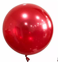 Повітряні кулі bubble баблс хром червоний 32 дюйма 80 см