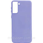 Чохол Silicone Case full для Samsung Galaxy S21 Plus Lilac, фото 5