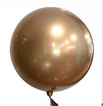Повітряні кулі bubble баблс хром золото18" 45 см