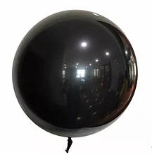 Повітряні кулі bubble баблс хром чорний 18" 45 см