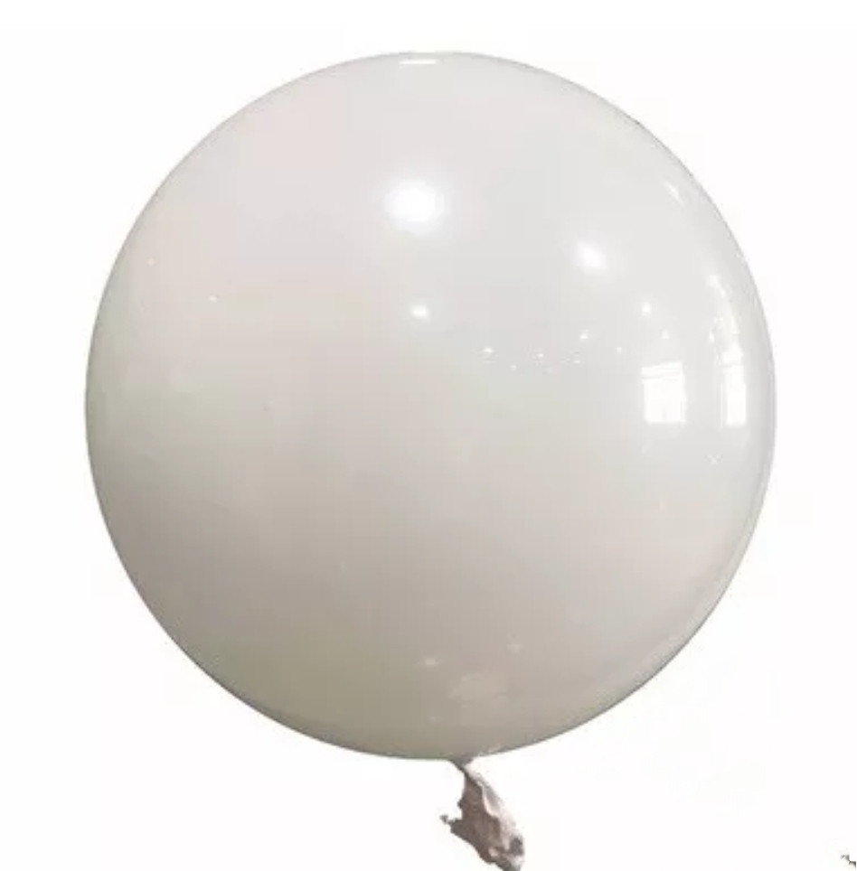 Повітряні кулі bubble баблс хром білий 18" 45 см