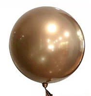 Воздушные шары bubble баблс хром золото 32 дюйма 80 см