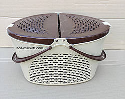 Кошик для пікніка великий 48.5 х 37 х 28 см