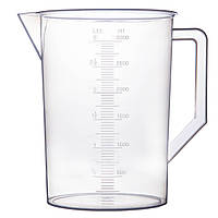 Кружка мірна з ручкою і з носиком 3000мл (поліпропілен)