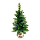 Настільна штучна ялинка Elegant на пеньочку 65см зелена, фото 5