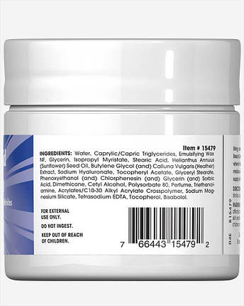 Крем на основі гіалуронової кислоти Puritan's Pride Hyaluronic Acid Beauty Cream 113 g, фото 2