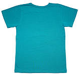 Бірюзова футболка для хлопчика let's Play, зріст 152 см, 158 см, 164 см, Фламінго, фото 2