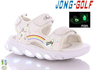 Босоніжки мигалки для дівчаток з єдинорогом 20090 Jong Golf Розміри 22-23