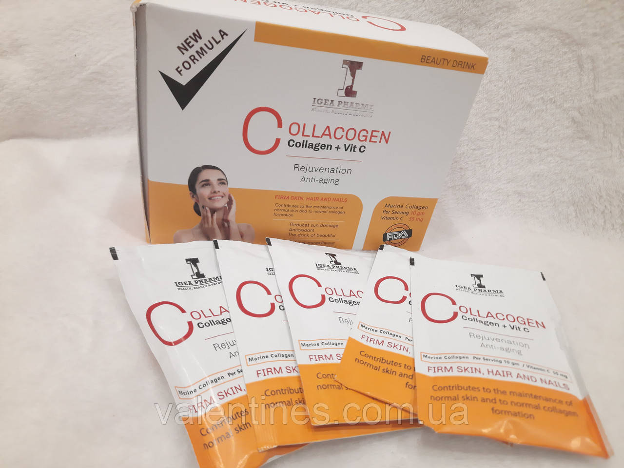 Collacogen collagen+Vitamin C-омоложення шкіри Єгипту ( саше)