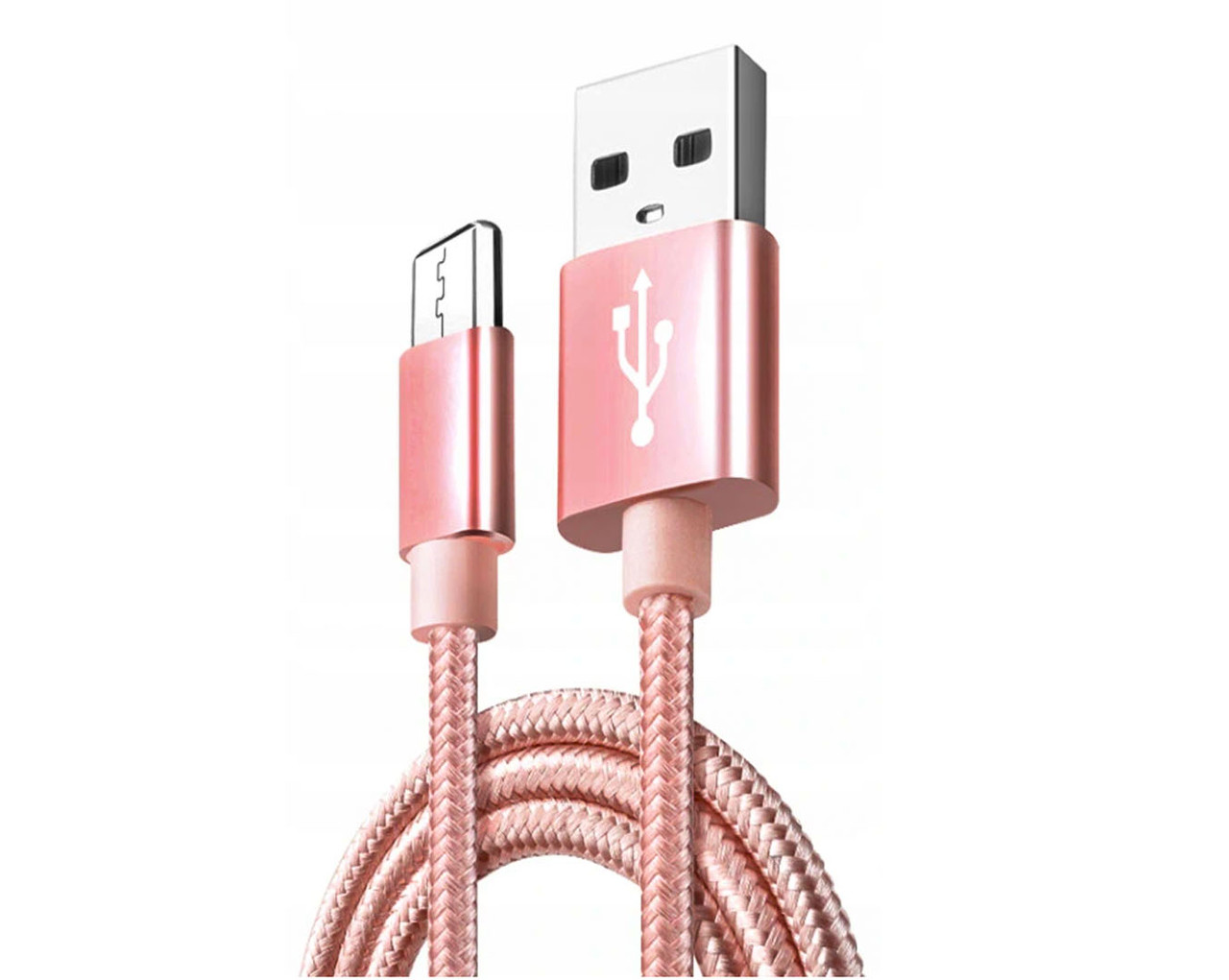 Кабель USB — microUSB typ B Nela-Styl 1 m бузковий.