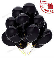 Гелієві кулі "Black", набір 14 шт (кульки з гелієм)