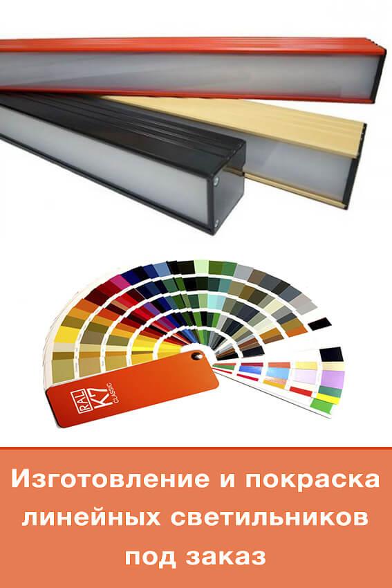 изготовление Алюминиевых Светильников из LED профиля