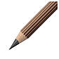 Олівці змінні чорнографітні потовщені Graf von Faber-Castell 3 spare pencils Magnum Brown, 3 штуки, 118655, фото 6