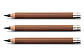 Олівці змінні чорнографітні потовщені Graf von Faber-Castell 3 spare pencils Magnum Brown, 3 штуки, 118655, фото 3