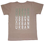 Кавова футболка для хлопчика Urban Territory, зріст 146 см, 158 см Фламінго, фото 2