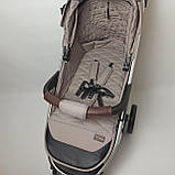 Дитяча прогулянкова коляска - книжка з регульованою спинкою CARRELLO Vista CRL-8505 Melange Beige бежева, фото 10