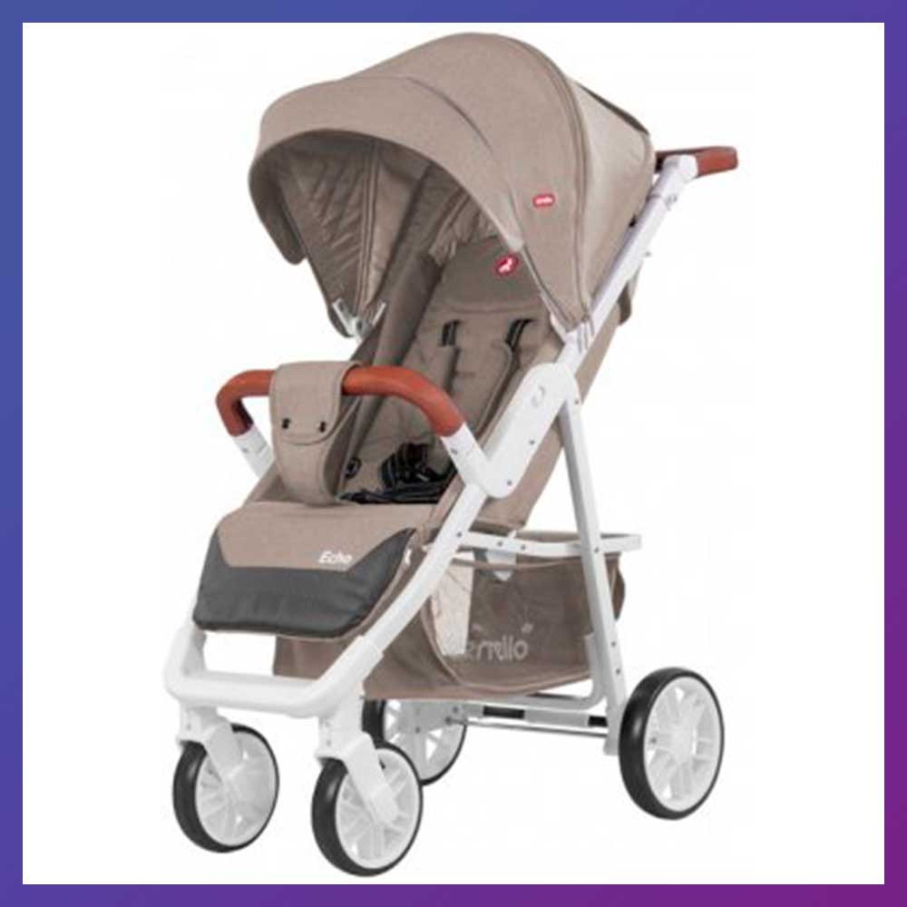 Дитяча прогулянкова коляска - книжка з регульованою спинкою CARRELLO Echo CRL-8508 Camel Beige бежева