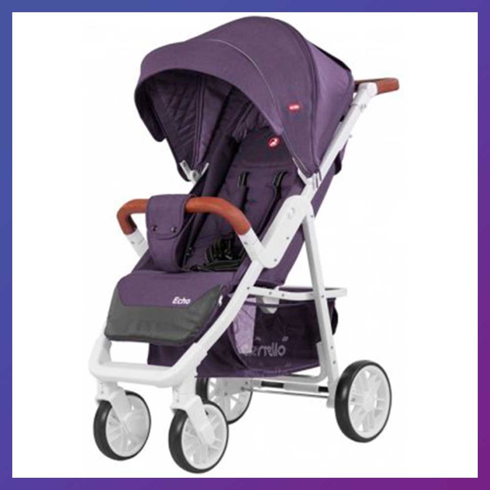 Дитяча прогулянкова коляска - книжка з регульованою спинкою CARRELLO Echo CRL-8508 Ultra Violet фіолетова