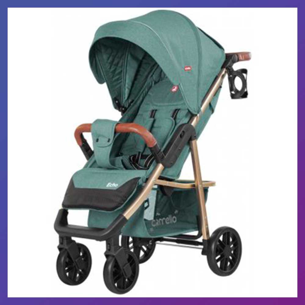 Дитяча прогулянкова коляска - книжка з регульованою спинкою CARRELLO Echo CRL-8508/1 Emerald Green зелена