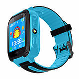 Дитячий смарт-годинник Smart Baby watch S4 з GPS синій колір. Розумний годинник, фото 6